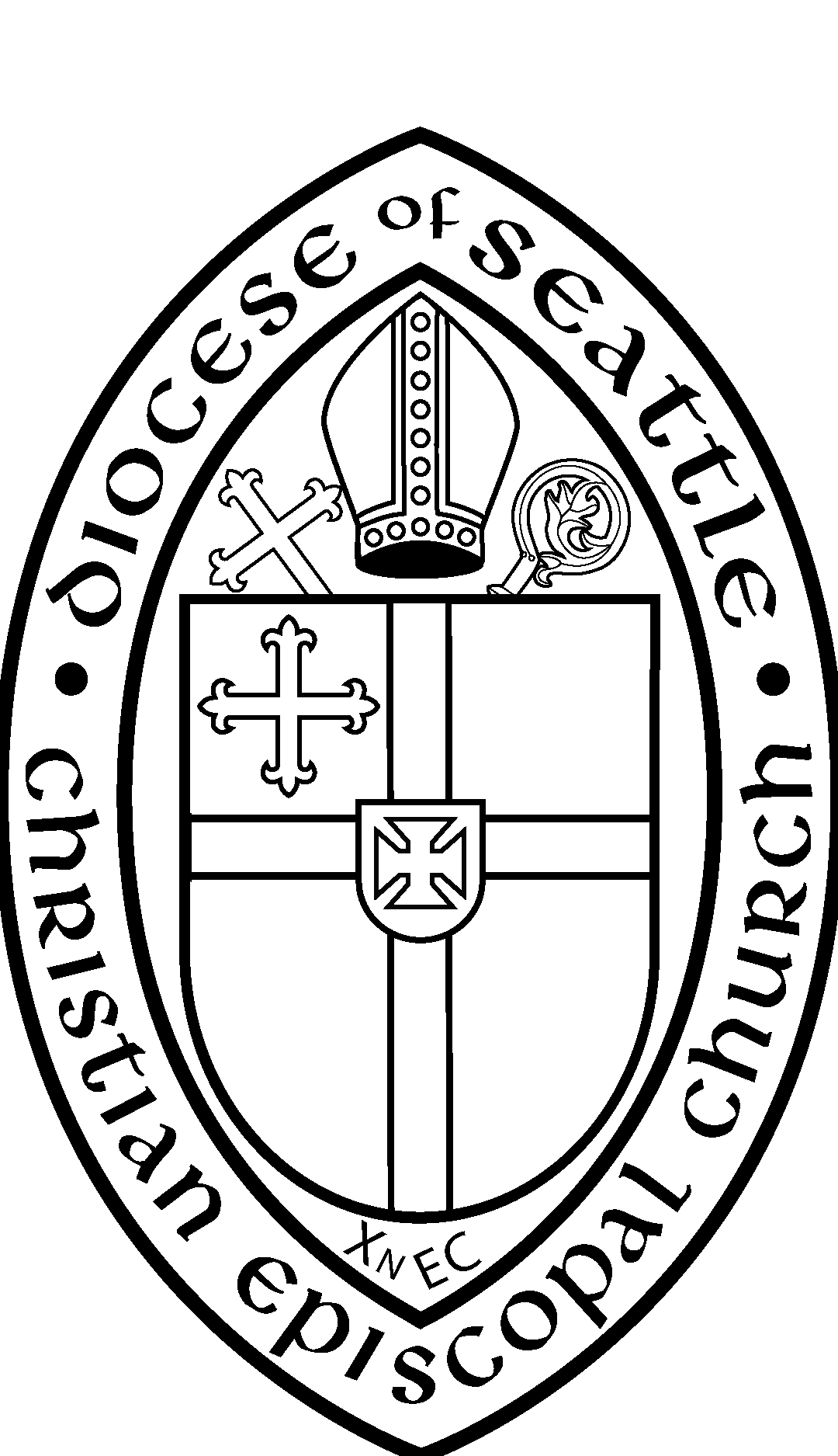 Christian Episcopal Logo Vector Logo